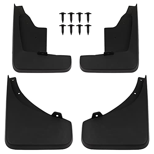 Image of ECCPP Mudguard Splash Guards Front & Rear 2011-2016 for Jeep for Compass 2.0L 2.4L Mud Flaps Set of 4 Flexible and Bendable Mud Flaps Splash