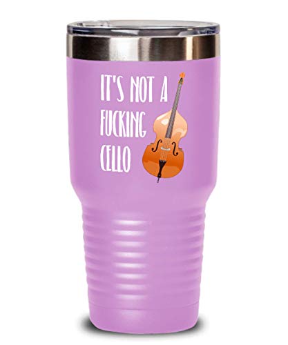 Upright Bass Gift - Double Bass Tumbler - Bass Player Gift - Bass Gifts - Not A Fucking Cello