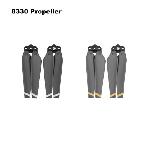 Hélices 8330F blanches haute précision à démontage rapide 2x