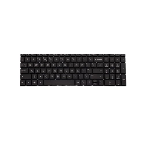 Clavier HP 255 G7 noir pour ordinateur portable avec disposition touches UK English