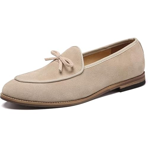 Men's Casual Bow Slip-On Driving Penny Loafers