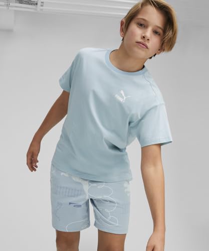 Image of Puma Boy's Solid Relaxed Fit T-Shirt