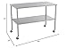 Blickman Table - Howard Instrument Table, Model 7836SS