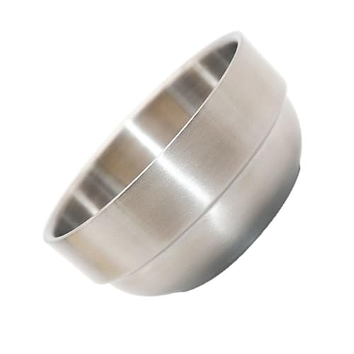 EPIGEIST Ciotola da Barba in Acciaio Resistente e Facile da Pulire per Sapone da Barba per Rasatura Bagnata Uomo