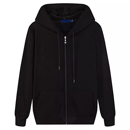 Sweat-shirt à capuche zippé fini le froid en grande taille veste chaude homme 5XL 6XL