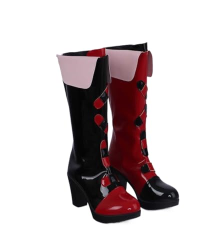 nine-tailed fox KXZM Cosplay Boots boot Shoe Shoes made for Suicide Squad Isekai Harley, Harley