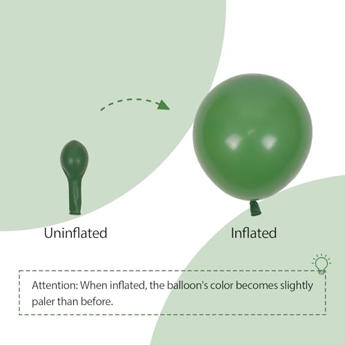 Image of Sage Green Balloons 12 inch, Light Pastel Green Latex 50pcs Party Balloons | Wedding, Bridal Shower, Baby Shower, Birthday Party Decorations