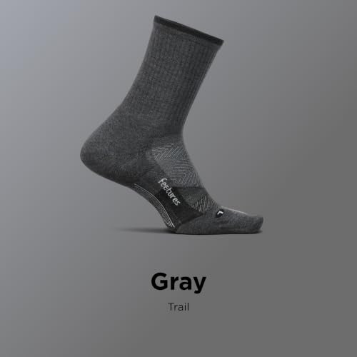 Image of Feetures Trail Max Cushion Mini Crew Sock - Hiking Socks for Men & Women