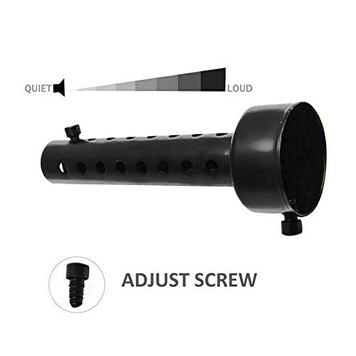 Riloer 2 pièces universel 48mm moto silencieux d'échappement moto silencieux peut insérer déflecteur silencieux DB Killer amovible (noir) - Image 5