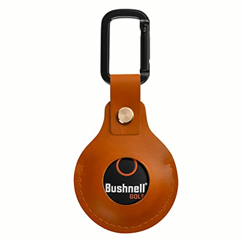 Xxerciz Genuine Leather Case Suitable For Bushnell Wingman Gps Speaker Remote Button, Small Remote Holder With Carabiner, Protective Gps Case Cover Accessories, Brown #TOP9