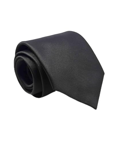 Cravate pour homme polyester recyclé végétalien bleu marine costume chic