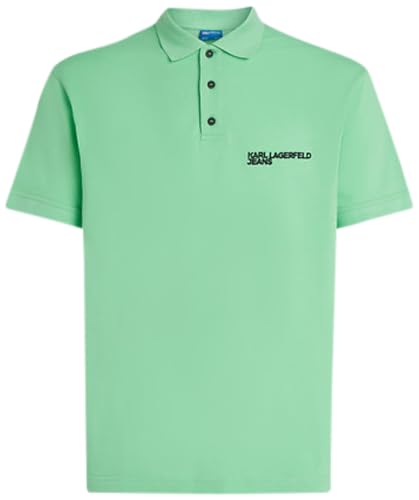 Polo en Piqué Régulier Karl Lagerfeld Jeans pour homme coupe droite