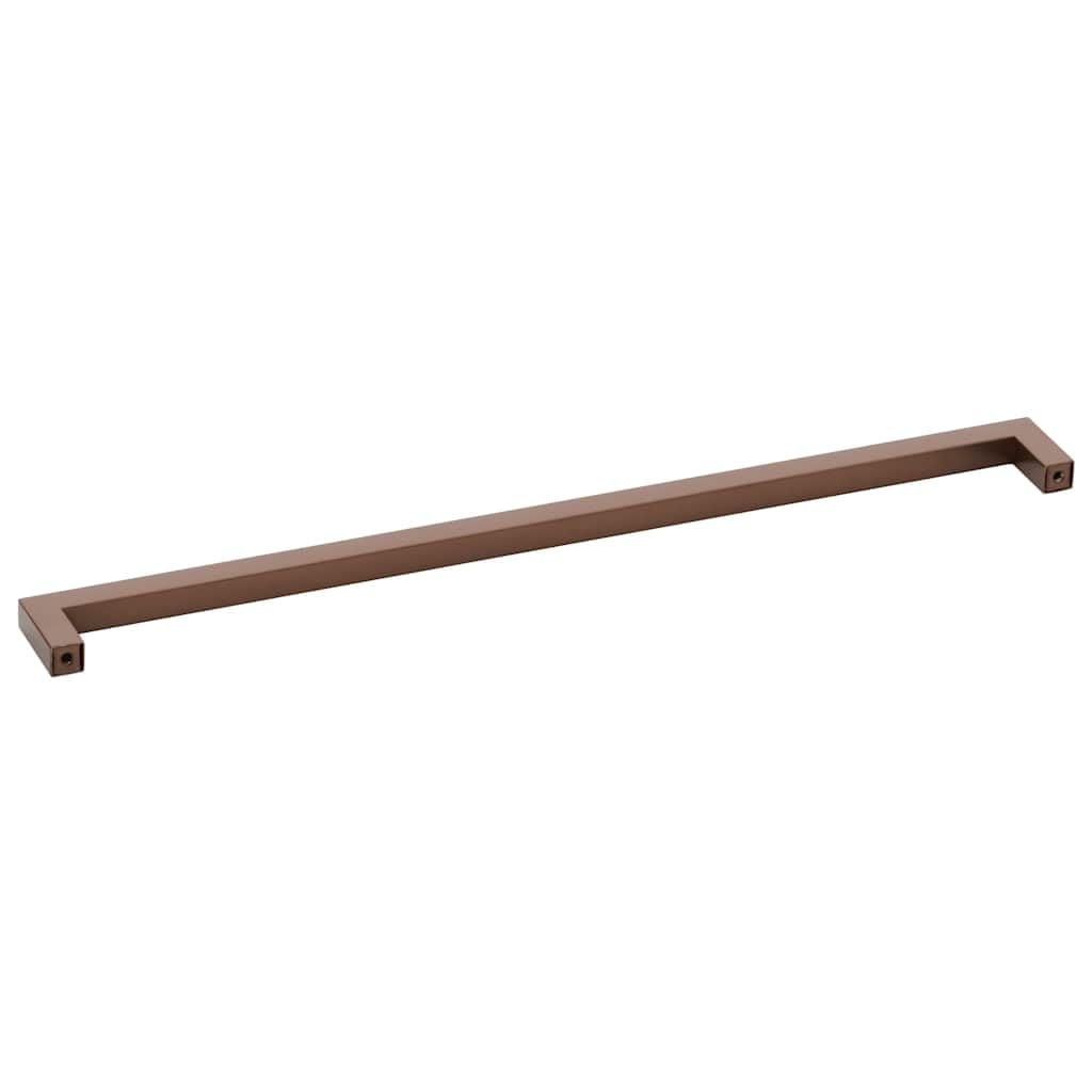 Tiradores para muebles (5 unidades, acero inoxidable, 480 mm), color bronce