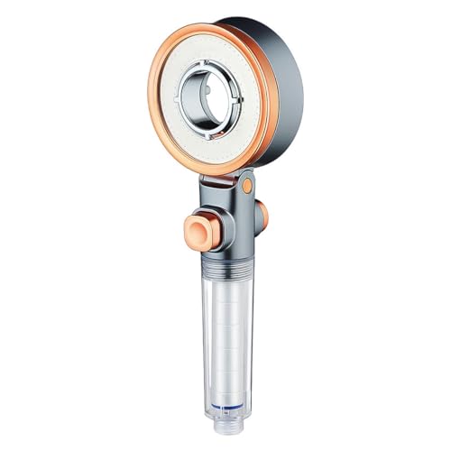 ZONADA Shower Head Filter Filtered Water Shower 3 Modes Double-Sided Beauty Skin One-Button Stop Bathroom Shower Head Chlorination Removal Pressure Nozzle