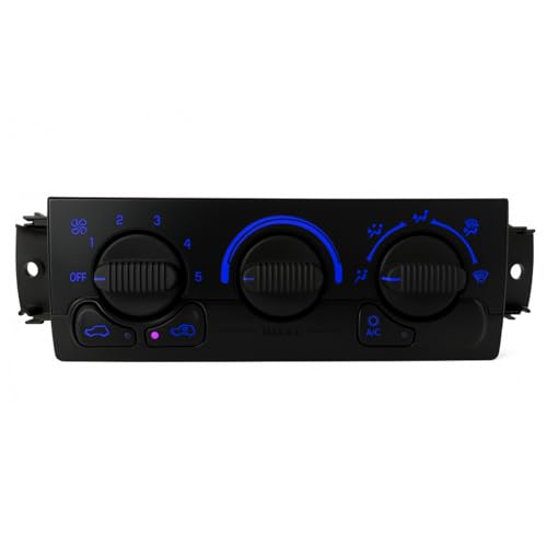 Kit de luces LED azules para control climático Chevrolet Silverado 1999-2002 miniatura 1
