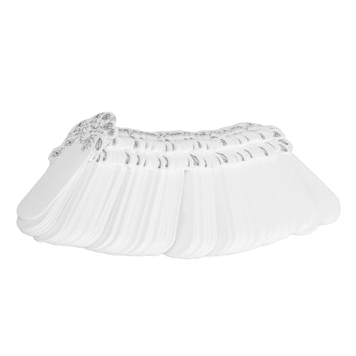 TOPINCN 100pccs Pruebas de Perfumes de Tarjetas de Aceite de Aromaterapia para Pruebas de Perfume, Apasionadas de