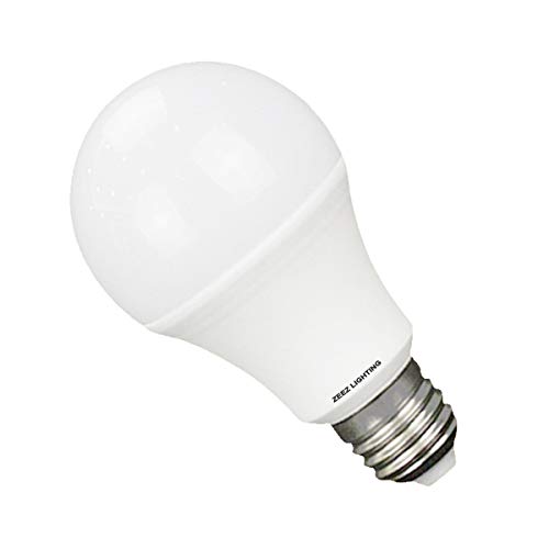 ZEEZ Lighting - LED A-Shaped A19 Light Bulb 7W Equivalent 60W Incandescent Lamp - Bright Natural White -