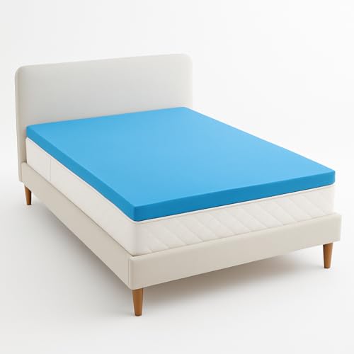 DreamLayer Orthopaedic Mattress Topper High-Density Firm Support for Back Pain Relief & Enhanced Bed Comfort Hypoallergenic Durable UK-Made (1 Thick Single)