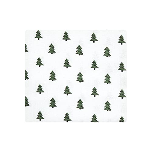 Image of Little Treasure Hudson Baby Cotton Poly Flannel Receiving Blankets Multipack, Green Bugs, 30x30 inches