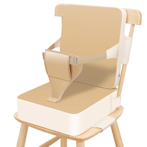 Siège rehausseur pour chaise de salle à manger en polyuréthane antidérapant Kaki 10 cm