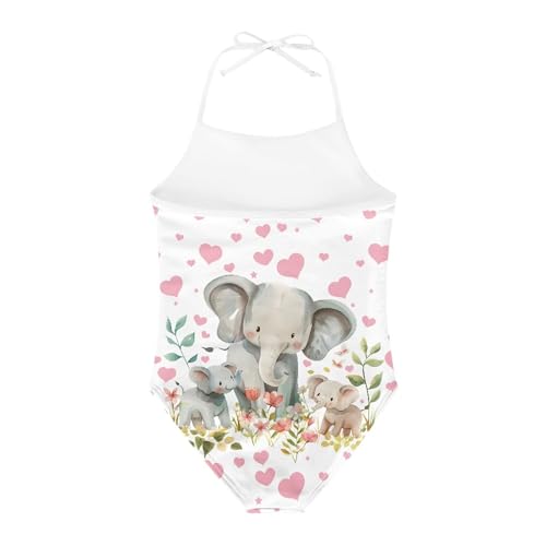 Girls' Swimwear Beach Sport Athletic One Piece Swimsuit Halter Bathing Suits2