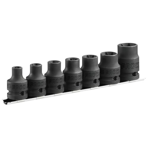 FACOM - Jeu de 7 Douilles Impact Torx 1/2