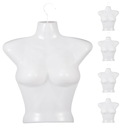 NIYANGLE 5 Pz Espositore Per Costumi Bagno Manichino Reggiseno Manichino Di Biancheria Intima Appendiabiti Bagno Appendiabiti Per Bianca Costume Da Corpo Plastica Donna