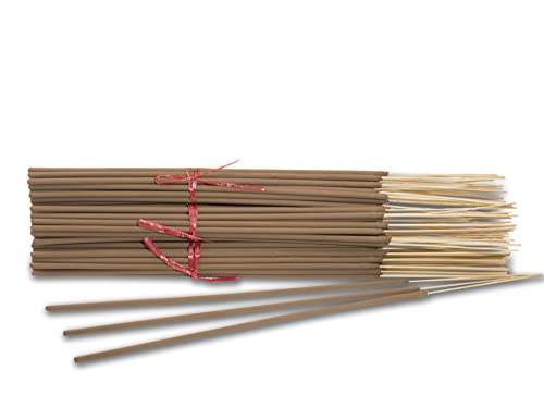 19'' Inch Long Jumbo Unscented Sticks 100 Bundles Full Case 100% Natural Joss & Bamboo Punk Blanks. Add Any Aroma Depot Fragrance Oils To Make Your Own Scented Incenses. (Brown) #TOP3