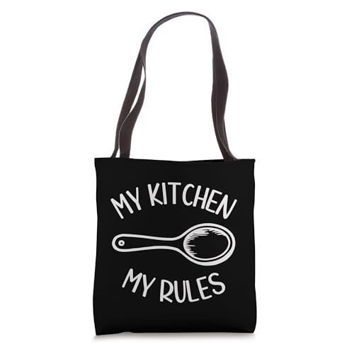 Bolso Tote My Kitchen My Rules para chef y cocina miniatura 1