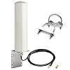 Bingfu Lora Antenne 868 MHz RPSMA SMA 3dBi waterdichte omnidirectionele longrange LoRaWAM antenne met 1 meter RG58 kabel…