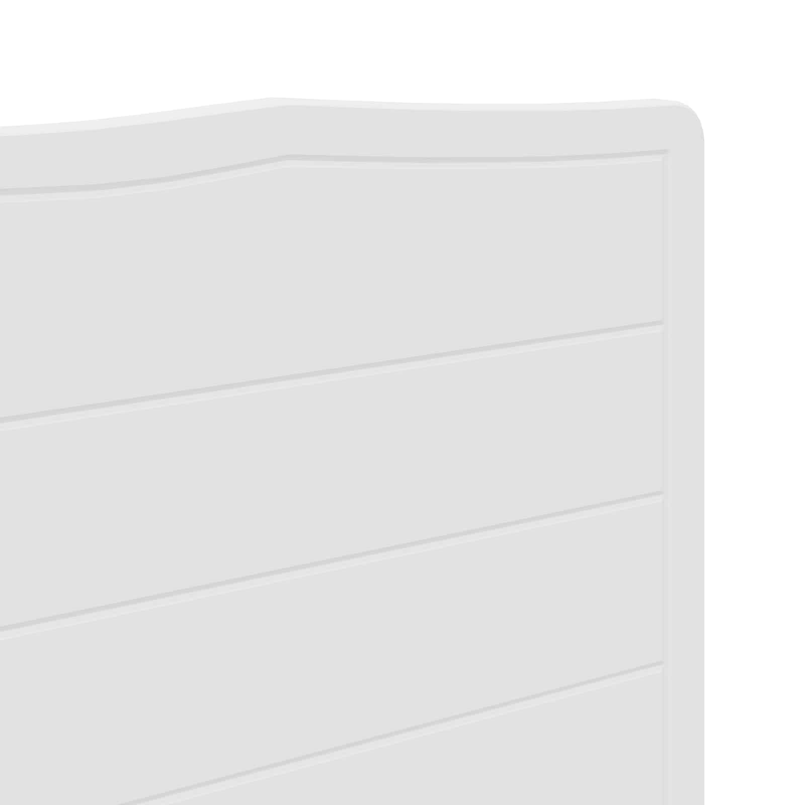 vidaXL Testiera Bianco Legno Multistrato, Testiera Letto Moderna, Design Retangolare, Mobili Minimalisti, Decorazione Resistente per Camera da Letto