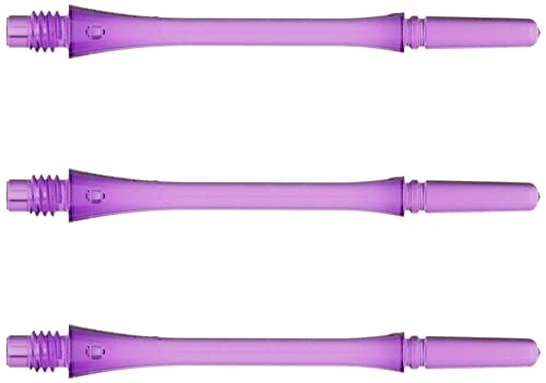 コスモダーツ フィットシャフト ギア シャフト スリムスピン クリアパープル6