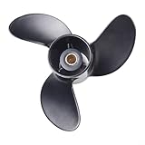 7.8 x 8 Pitch Aluminum Outboard Propeller, For Tohatsu 4–6HP, For Nissan 4–6HP, For Mercury 2‑Stroke 5HP, For HANGKAI 2‑Stroke 6HP, For Hyfong 4–6HP, 3 Blade Propeller, Boat Propeller