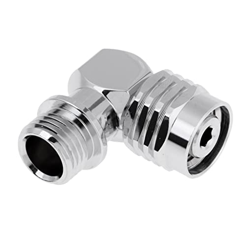 MagiDeal 90 Degree Swivel Hose Adapter for 2nd Stage Scuba Diving Regulator Adapter