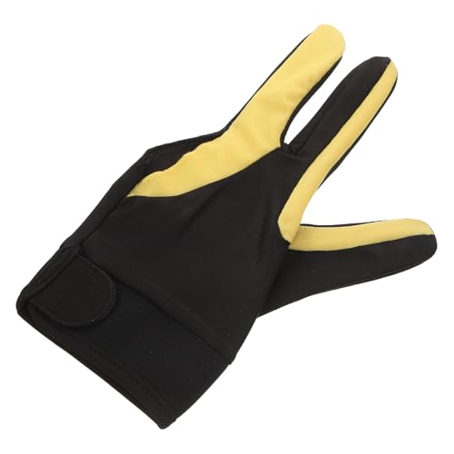 Abaodam Breathable Nonskid Billiards Glove for Left Hand Stretchable Three Finger Design for Snooker and Pool Players Comfortable Glove for Enhanced Performance