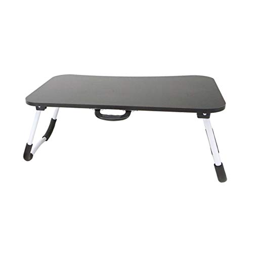 Smallrun* Mesa de Ordenador portátil para Cama y sofá, Soporte para Ordenador portátil, Mesa Plegable, portátil, Bandeja de Desayuno Mesa de Cama multifunción (Negro)
