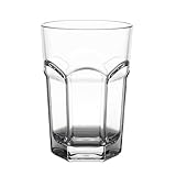 coloris : transparent PEGANE Lot de 12 Tasses en verre transparente à grande capacité JIN 1L, adaptés pour qu\'il soit une chope à bière ou seau à glace
