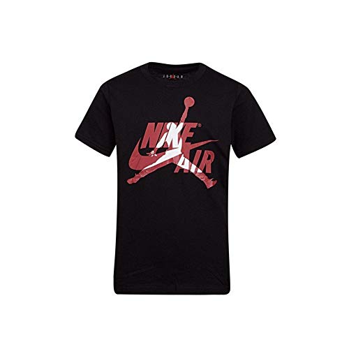 Nike Air Jordan Big Boys Short-Sleeve Jumpman T-Shirt Jordan (Small, Black)