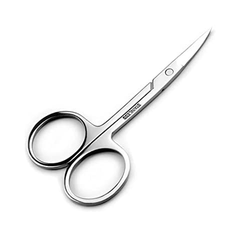 Stainless Steel Nail Scissors, Professional Cuticle Scissors, Curved Blade Manicure Scissors Multi-Purpose Nail Clipper Cover