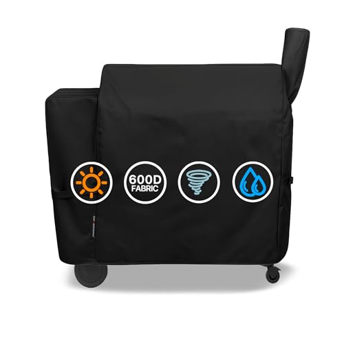 Suphomeware Grill Cover for Traeger Pro 34/780 Series Pellet Grills Heavy Duty BBQ Cover for Traeger BAC504 Z Grills 700/550 Smokers