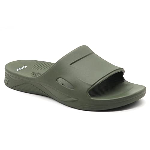 Image of SVAAR EveryWear Sliders for Men || Comfortable Indoor Outdoor Slider Slip-on Slippers for Men and Boys