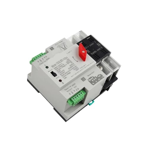 Interruptor de transferencia automática 125A 4P de alta resistencia para riel