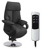 Photo Gallery cavadore - poltrona tv istanbul con ausilio per l alzata e funzione relax regolabile elettricamente, 2 motori elettrici, 80 x 115 x 79 cm, vera pelle, nero Photo Gallery cavadore - poltrona tv istanbul con ausilio per l alzata e funzione relax regolabile elettricamente, 2 motori elettrici, 80 x 115 x 79 cm, vera pelle, nero