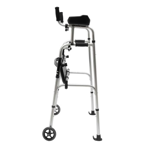 GNbow Andador Adultos, Andador Ligero con Asiento y Reposabrazos, Andador con Soporte Rodante para Personas Mayores y Adultos, Ayuda para Caminar para Discapacitados