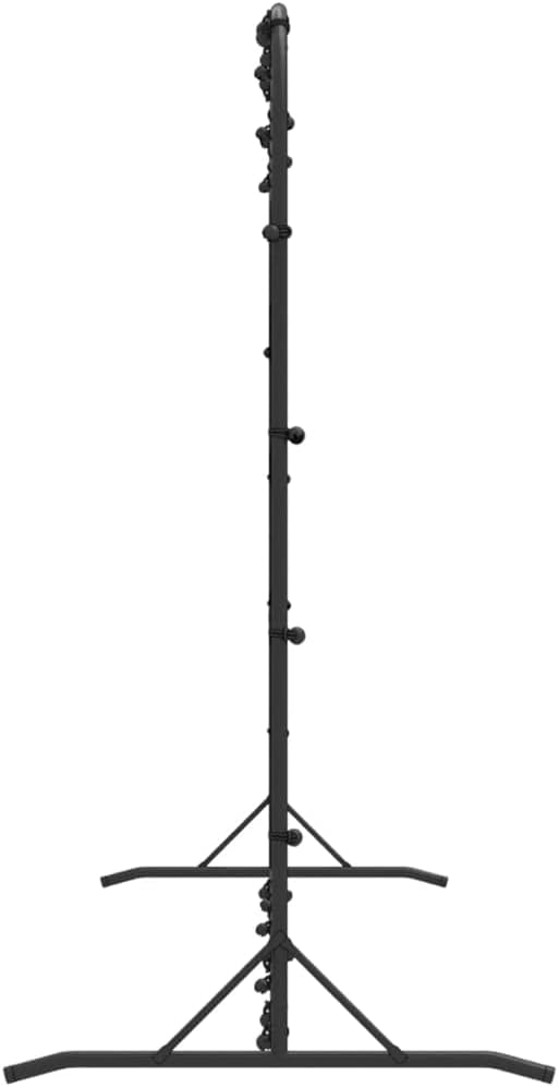 vidaXL - Durable Football Rebounder Net, HDPE, Steel Structure, Springy Design, Freestanding, Training Equipment, 144.1x35.4x72 inches, Black