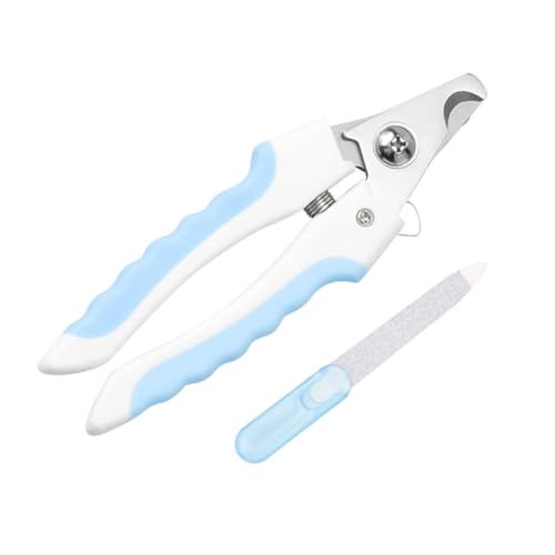 YARNOW 2個 ペット用爪切りはさみ ペットの爪切り 犬の爪切り 青 ランダムカラー
