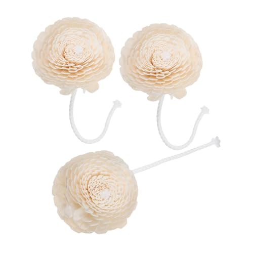 GALPADA 3pcs Flower Scent Diffuser Bendable Rope Reed Flower Essential Oil Diffuser for Home Fragrance Decor Efficient Scent Diffusion Sustainable Materials for Bedroom and Living Room