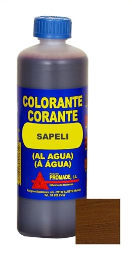 Promade - Tinte al agua para madera 500 ml (Sapelly)