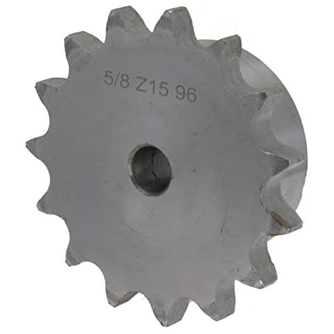 Kettenrad mit einseitiger Nabe, Zähne gehärtet simplex Typ 08 B (1/2 Zoll x 5/16 Zoll) Zähne 12 Cover