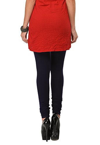 Image of Frenchtrendz Women's Cotton Spandex Stretchable Mid Rise Slim Fit Churidar Leggings Pull On